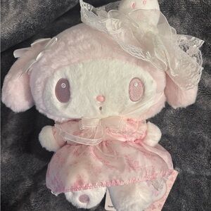 Sanrio my melody strawberry jam plush with paper tags